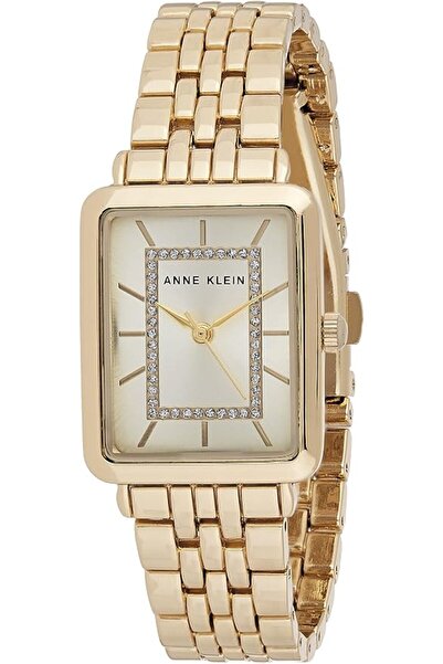 Anne Klein ساعة نسائية بسوار مزين بالجليتر