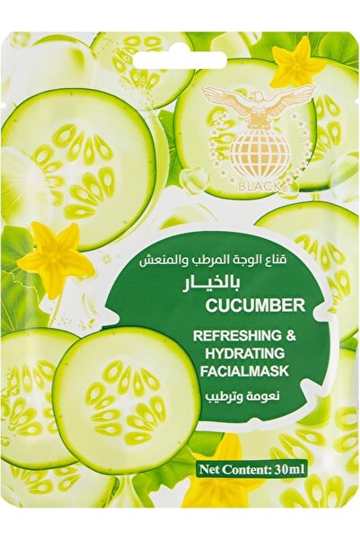 BLACK Cucumber Refreshing Hydrating Facial Mask (Green)