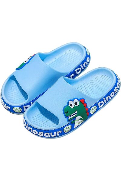 GENERAL Kids Cartoon Dinosaur Sandals, Non-Slip, Soft Sole