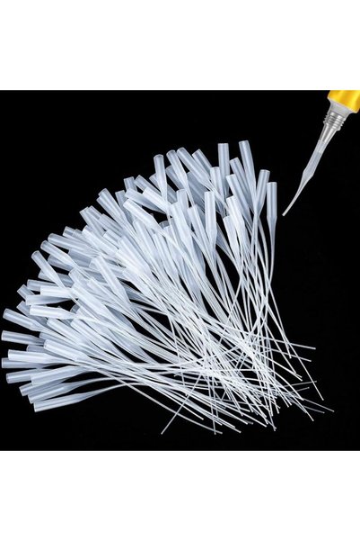 JOYZZZ plastic glue bottle tips, 200PCS Glue Extender Precision Applicator, D...