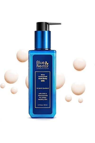 Blue Nectar حليب الجسم بالذهب عيار 24 قيراط للنساء والرجال |   مع أحماض ألفا ...