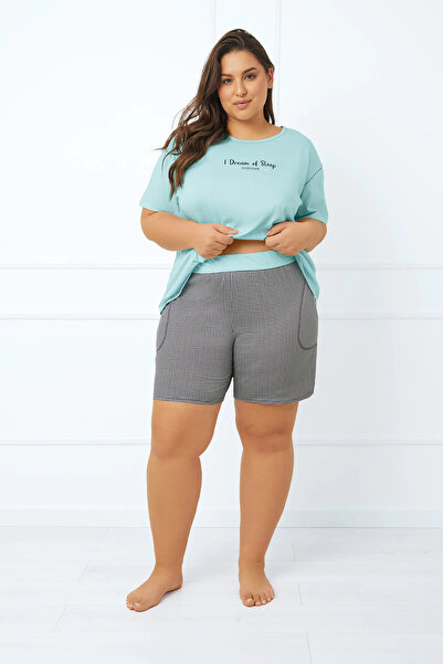 Other Pijama de damă cu mânecă scurtă și pantaloni scurți Tarisa XL