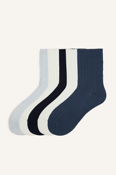 DeFacto 5-Pack Cotton Long Socks for Girls I5734A8Ns