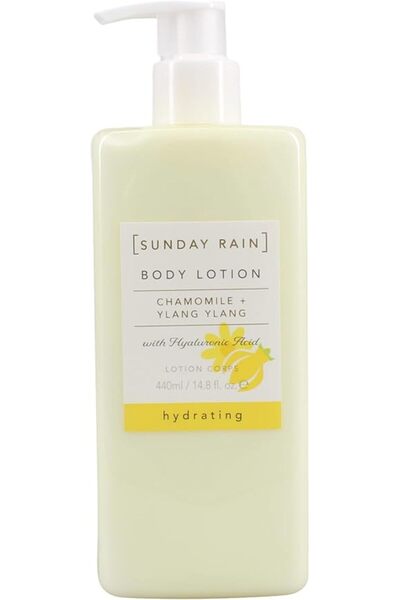 Sunday Rain لوشن الجسم بالبابونج واليلانج يلانج، كريم مرطب، مرطب للبشرة مع ال...