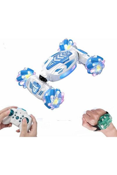 XICEN Gesture Sensing RC Stunt Car - 2.4GHz 4WD Remote Control Car, 360° Rota...