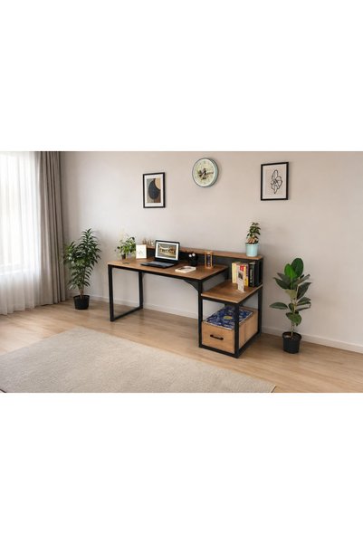 Vivense TAHTALİA MİRAY METAL ÇALIŞMA MASASI ÇEKMELİ