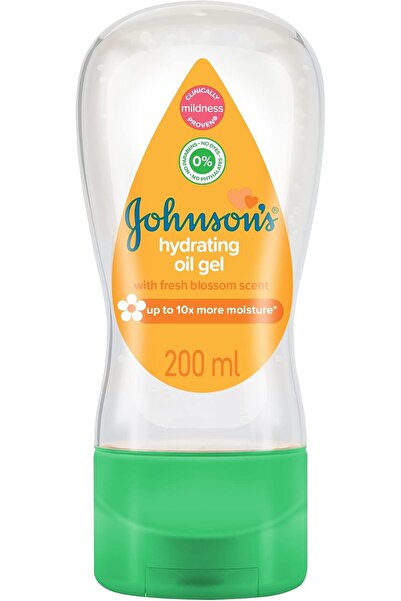 Johnson's Baby Hydrating Oil Gel 200ml – With Fresh Blossom Scent, Locks in M...