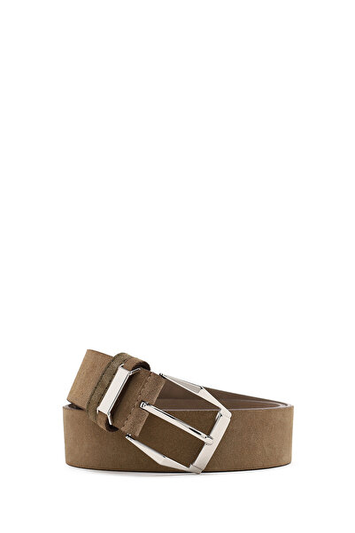 Derimod Men's Mink Suede Leather Belt 000A2D1307710