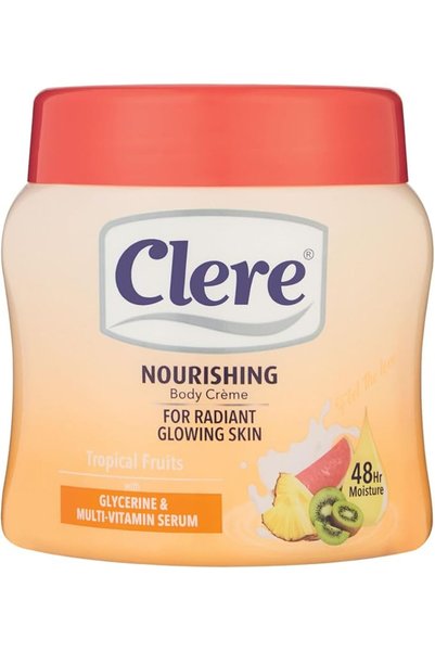 Clere كريم الجسم بالفواكه الاستوائية C287، 500 مل