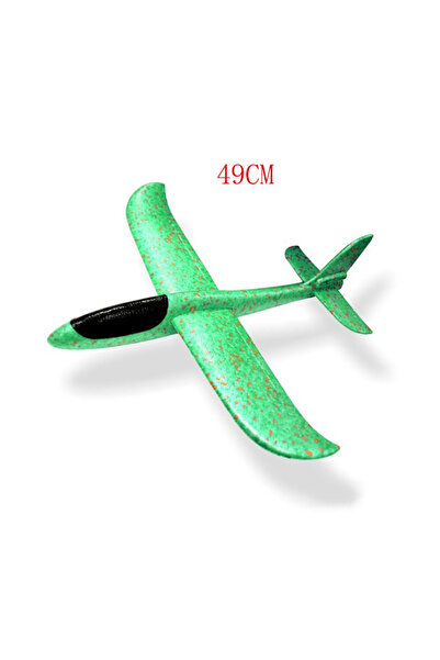 Choice 49CM Green 49CM Hand Throw Free Fly Glider Planes Foam Model EPP Break...