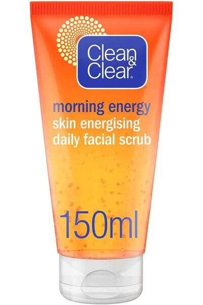 Clean & Clear مقشر يومي للوجه، طاقة الصباح، منشط للبشرة، غني بفيتامين سي والج...