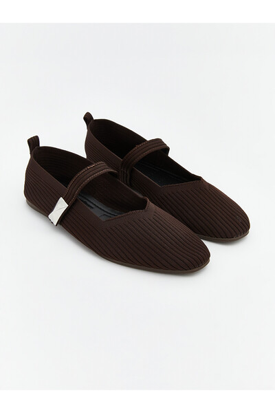 LC Waikiki Alita City Lcw Steps Brown Women's Flat Shoes with a Difference
