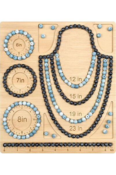 Yelajoy Bead Boards for Jewelry Making, Bamboo Beading Board for Bracelet & N...