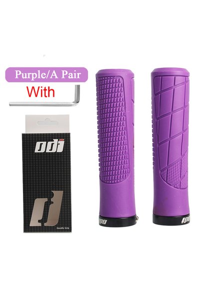 Choice ODI-1 Purple ODI Grip Silicone Bike Grips Ergonomic Mountain Bike Hand...