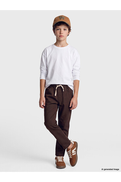 LC Waikiki Two Mt Shop Quality Brown Slim Fit Boys' Trousers