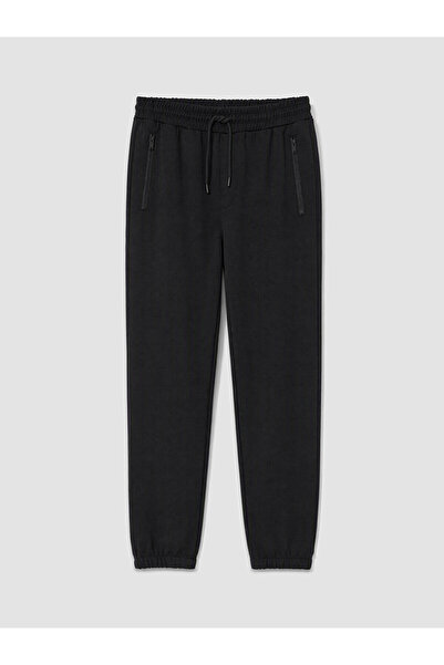 LC Waikiki Nevavm Black Straight Pants with a Difference