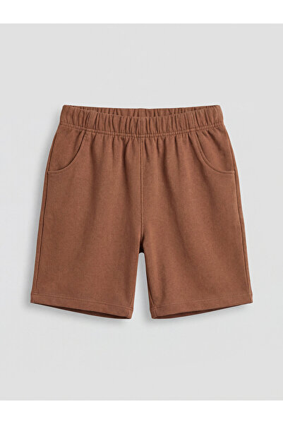 LC Waikiki Two Mt Shop Quality Lcw Baby Brown Elastic Waistband Boy Shorts
