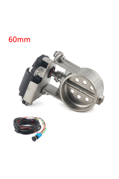 Choice 60MM Car/Motorcycle Exhaust Pipe System Locomotive Soundproof Stainles...