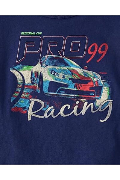 The Children's Place Boys MH RACING CAR SS GRAPHIC TEES