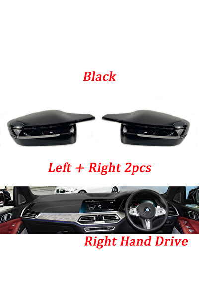 Choice جناح جانبي أسود للسيارة RHD لسيارات BMW الفئة 3 و5 و7 و8 طرازات G20 G2...