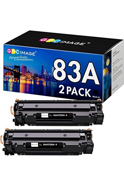 GPC Image 83A CF283A Black Toner Cartridge Compatible Replacement for HP 83A ...