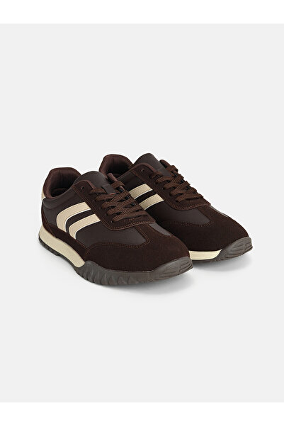 LC Waikiki Lcw Steps Brown Men's Sneaker with Nevavm Difference
