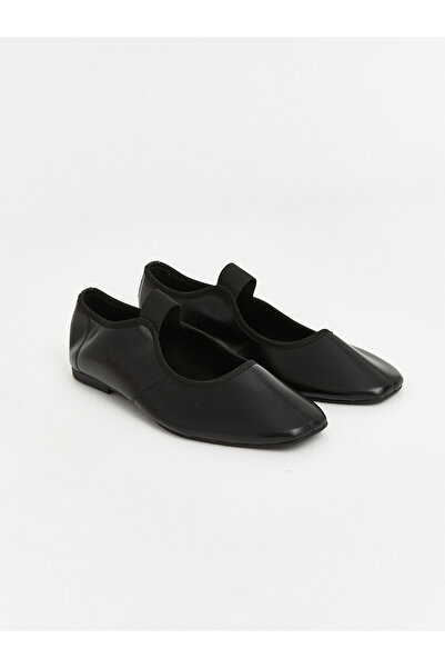 LC Waikiki Alita City Lcw Steps Black Women's Ballet Flats with a Difference