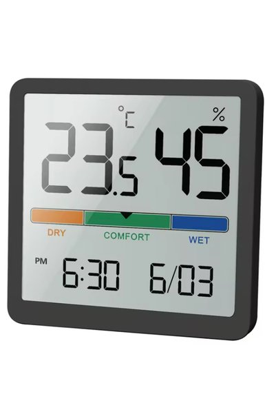 Choice black 2026 New Digital Home Indoor Temperature Humidity Meter LCD Digi...
