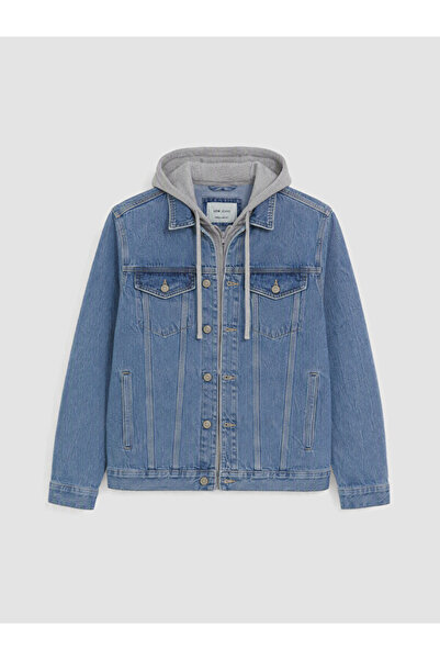 LC Waikiki I Standart Fit Hooded Jean Jacket from Freezen Store