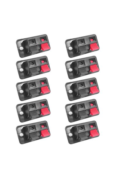 Choice 10 PCS 2 Positions 10 PCS Plastic 2/4 Positions Connector Terminal Pus...