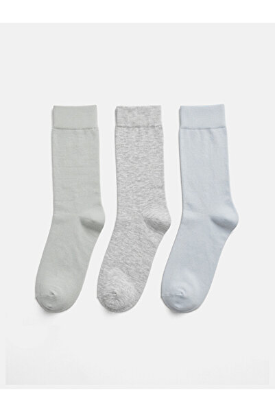 LC Waikiki Sparkling Choices Embroidered Men's Socks 3-Piece from Shining Store