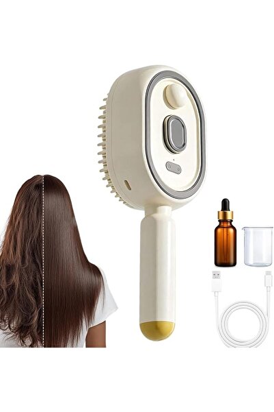 Toybox Rechargeable Electric Spray Steaming Hair Brush with Air Cushion Massage