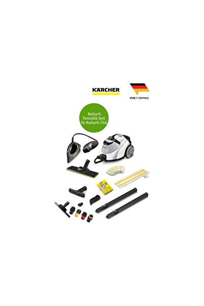 Sc 5 Easyfix Iron Plug Buharlı Temizlik Makinesi 2200W 4.2 Bar Buharlı Ütü Set Cam Halı Sert Zemin