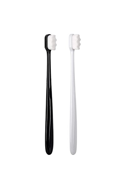 Choice 2pcs color mixing 2Pcs Sets Adult Toothbrush Ultra Soft-bristled Tooth...