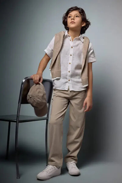 DeFacto Boy's Canvas Trousers G3836A8/Bg609