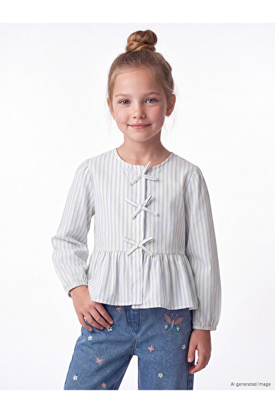 LC Waikiki Two Mt Shop Quality Lcw Kids Blue Striped Standard & Regular Girls...