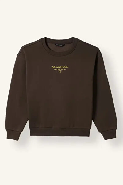 DeFacto Printed Crew Neck Sweatshirt Girls (26 Au)