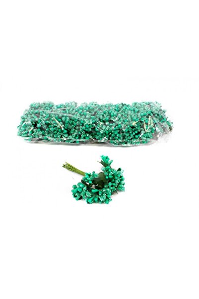 OEM Artificial Stamens 144/set Green -Turquoise