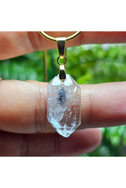 Singincraft Herkimer Diamond - Herkimer Quartz Crystal Natural Stone Necklace...
