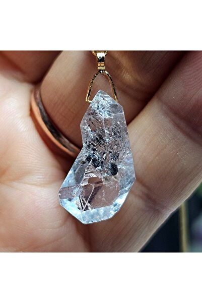 Singincraft Herkimer Diamond - Herkimer Quartz Crystal Natural Stone Necklace...