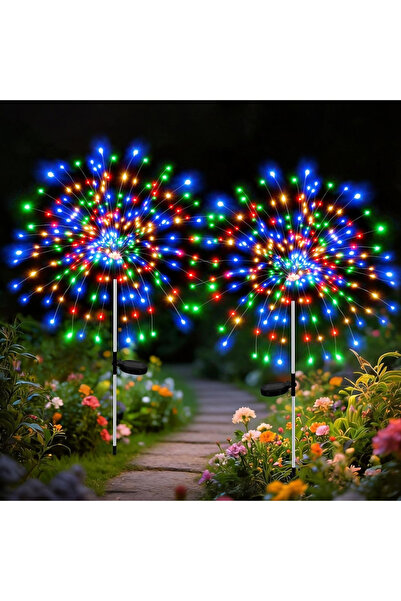 Choice 60LED-1pcs RGB New 420LED Firework Garden Decor Solar Lights Outdoor W...