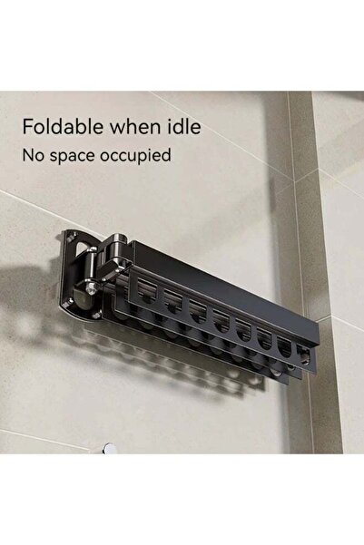 Arabest Multifunctional Wall-Mounted Folding Drying Rack – Three-Fold, Multi-...