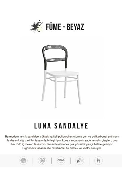 Daim Plastik LUNA LÜX CAFE & RESTAURANT SANDALYESİ