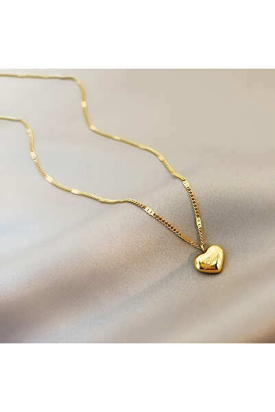 Choice N1028 XIYANIKE 316L Stainless Steel Gold Color Love Heart Necklaces Fo...