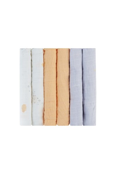 Kikka Boo Πάνες Μουσλίνας 30x30εκ. 6 τεμάχια Seally Me 31103010101