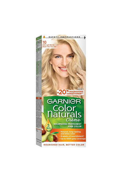 Garnier صبغة شعر كولور ناتشورالز - أشقر ثلجي فاتح 10