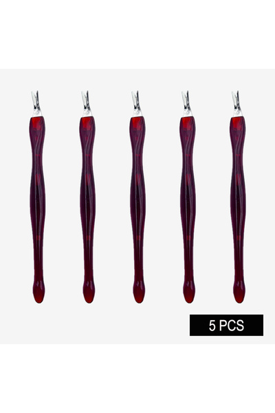 Choice 5PCS-RED 5/10/20/50Pcs Dead Skin Remover Nail Art Fork Cuticle Remover...