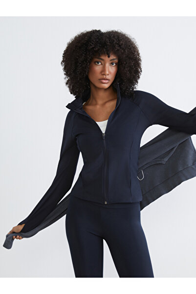 LC Waikiki Alita City Farkıyla Koor Sport Navy Blue Interlock Plain Women's Z...
