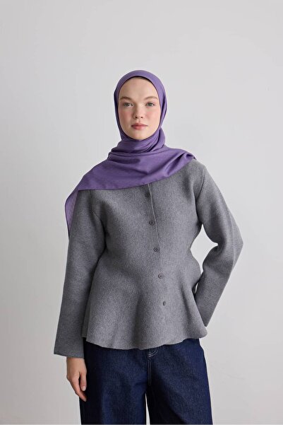 Modakaşmir Honeycomb Pattern Silky Jacquard Shawl