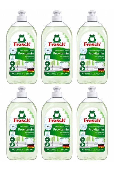Frosch Provitaminli Bulaşık Deterjanı 500 ml 6 Adet